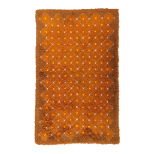 Vintage Danish Rya Rug With Scandinavian Modern Style 04'00 X 06'06