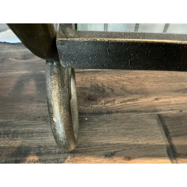 Old World Metal Bakers/Wine Rack For Sale - Image 16 of 17