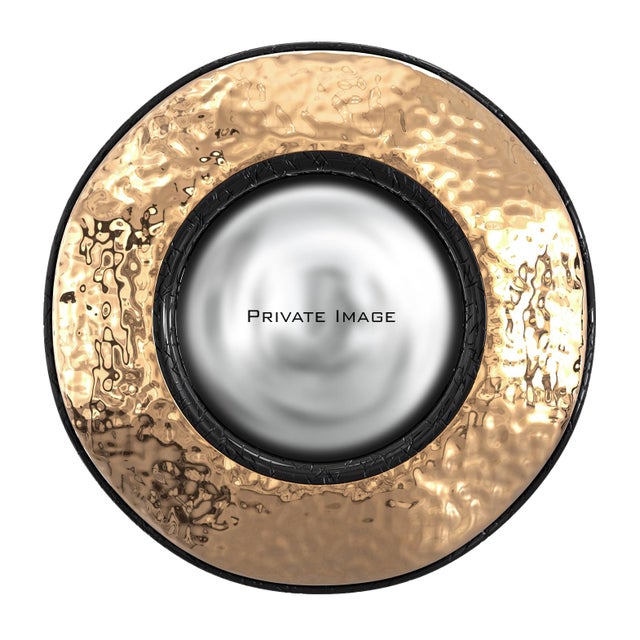Not Yet Made - Made To Order "Capriccio" Convex Wall Mirror With Bronze, Handmade For Sale - Image 5 of 7