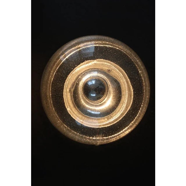 Space Age Bubble Ice Glass Wall Lamp, 1970s For Sale - Image 4 of 7