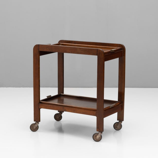 Oak Drinks Trolley, 1950 For Sale - Image 3 of 8