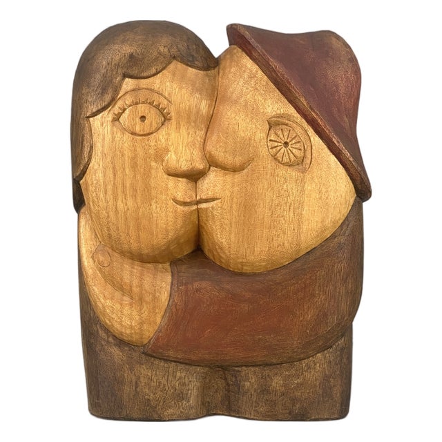Henryk Zegadlo, Lovers, 1980s, Wood For Sale