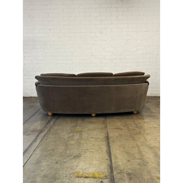 1990s Post Modern Sofa in Dead Stock Velvet Chairish