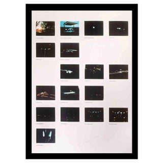 Mario Schifano, Night Driver, Original Photolithograph, 1970 For Sale