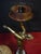 1930s Art Deco French Bronze Figural Dancer Table Lamp with Glass Globe,1930s For Sale - Image 5 of 18