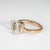Early 21st Century Pomellato Nudo White Topaz Ring Classic 18k Yellow Gold Fine Estate Jewelry, Size 6 For Sale - Image 5 of 7