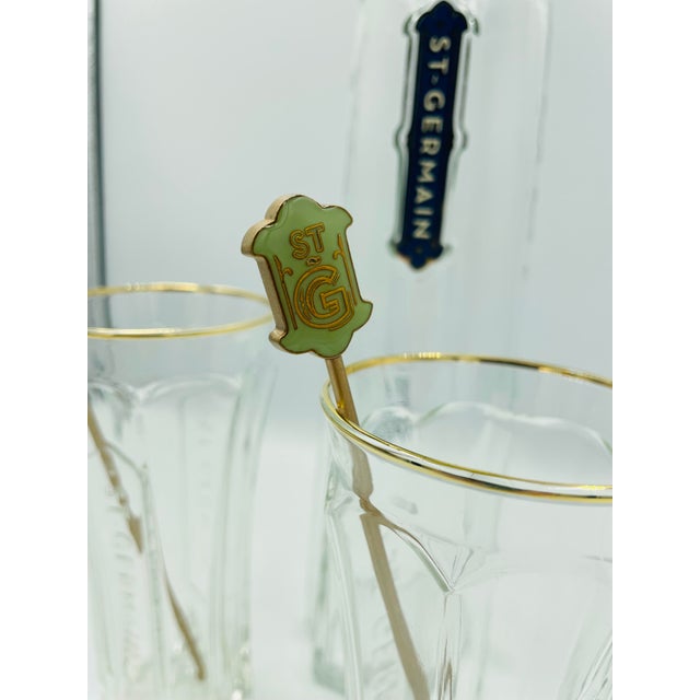 French Vintage St-Germain Cocktail Set - 5 pcs For Sale - Image 3 of 9