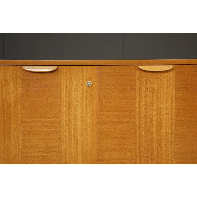 Wood Harvey Probber Flip-Top Bar Cabinet, 1950s, Refinished For Sale - Image 7 of 12