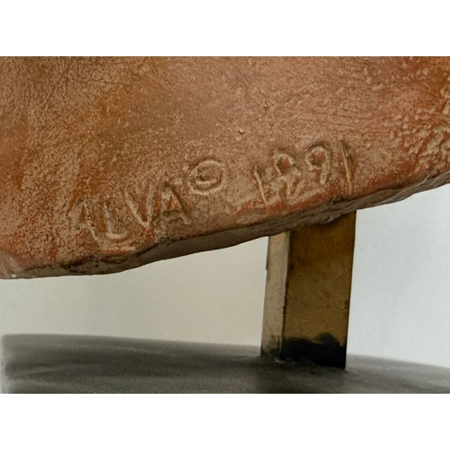 1991 Male Torso Sculpture Sergey Eylanbekov Alva Studio For Sale - Image 4 of 11