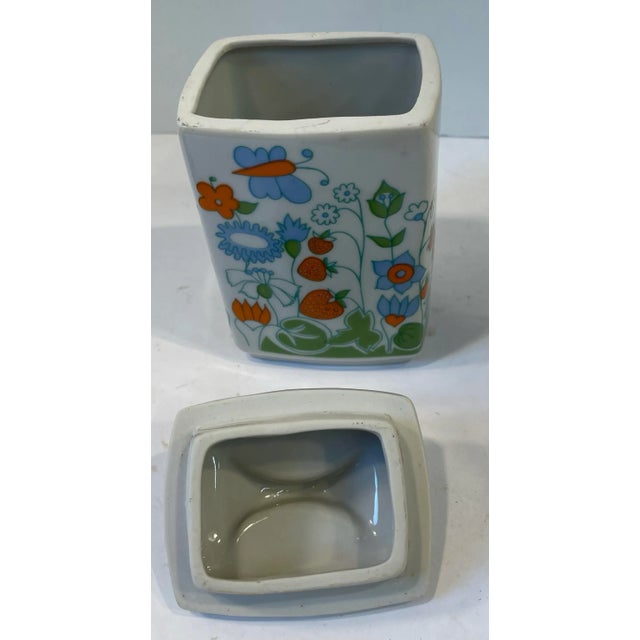 Mid 20th Century Mid Century Polish Ceramic Canister Jar For Sale - Image 5 of 7