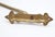 Mid 20th Century Vintage French Brass Drapery Curtain Tie Back Hook For Sale - Image 5 of 5