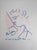 Jean Cocteau, The Young Blue Girl, Original Lithograph For Sale - Image 6 of 6
