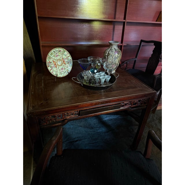 Width: 7.25 inches Height: 12.5 inches This lovely Chinese porcelain vase features a pastel plum fuit and blossom motif...