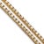 Modern Ladies 10k Yellow Gold Diamond Tennis Chain Necklace For Sale - Image 3 of 5
