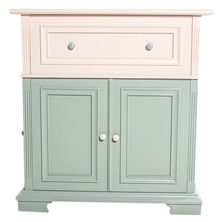 Antique Wood TV Cabinet in Shabby Chic Style, 1960 For Sale