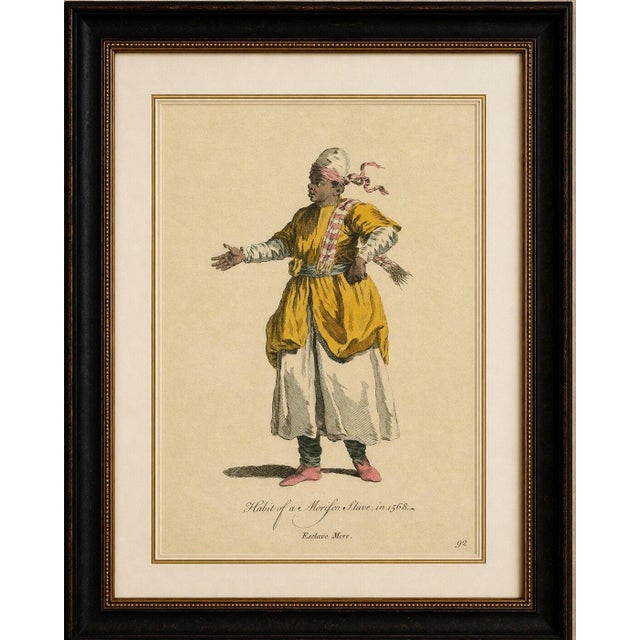 European School Artist, Habit of a Moorish Slave, 1749, Engraving For Sale - Image 10 of 10