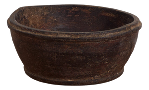 Antique Carved Wooden Bowl
