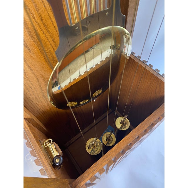 Mid Century Modern George Nelson Floor Clock for Howard Miller For Sale - Image 11 of 11