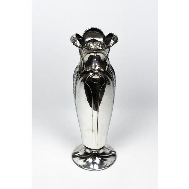 1900 - 1909 Art Nouveau Gallia Umbella Vase in Silver-Plated Metal from Christofle, 1904 For Sale - Image 5 of 15