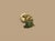 Metal Mid-Century 14k Curled Sleeping Cat Pendant For Sale - Image 7 of 7
