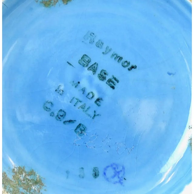 Blue Mid Century Modern Blue Glazed Raymor Italian Pottery Jar For Sale - Image 8 of 13