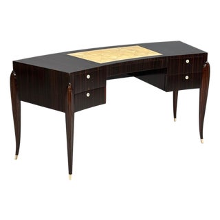 Émile-Jacques Ruhlmann Attr., Macassar Mahogany, Shagreen, France, 1900s For Sale