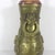Vintage Brass Chinese Hu Vessel Urn Table Lamp Creatures Oni Serpent Foo Dogs With Wood Base and Top For Sale - Image 6 of 12
