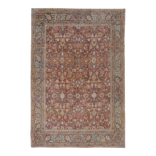 Vintage Zabihi Collection Persian Tabriz Room Size Rug For Sale