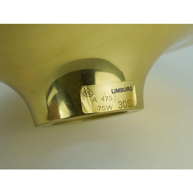 Model A475 3031 Flush Mount with Flower-Shaped Glass Shade from Glashütte Limburg, 1970s For Sale - Image 14 of 16