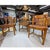 Group of 3 Solid Wood Bankers or Library Chairs Early 20th Century For Sale - Image 4 of 16