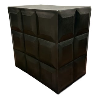 Currey & Co Bower Metal Side Table For Sale