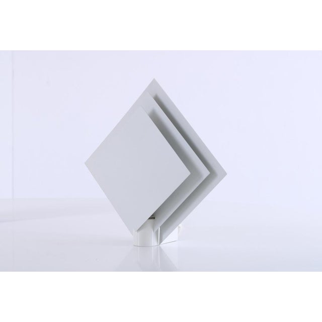 1980s Postmodern Square Metal Wall Lamp from Lumiance, 1980s For Sale - Image 5 of 16