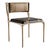 "Devonshire" Chair with Bronze and Tailor Made Leather