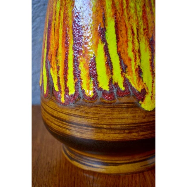 Mid-Century Modern Double Handle Vase in Ceramic, 1960 For Sale - Image 3 of 11