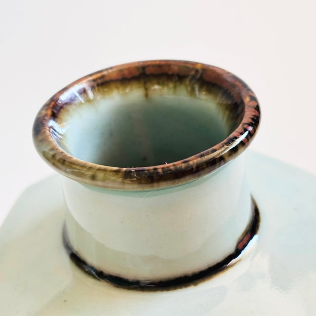 Dansk Designs Dansk Hexagon Vase “Brown Mist” by Niels Refsgaard For Sale - Image 4 of 8