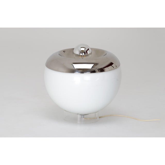 Metal Orbital Glass Table Lamp by Piero De Martini for Falconi & Francesco Fois, 1970s For Sale - Image 7 of 13
