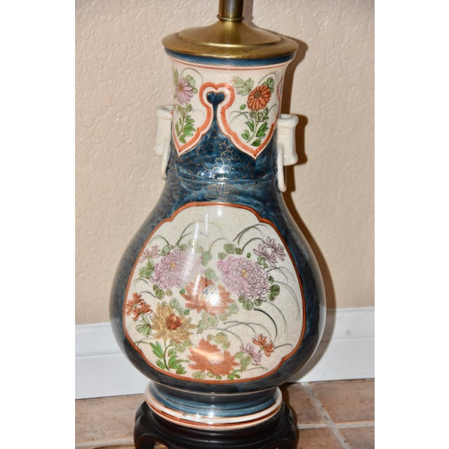 Mid-Century Ethan Allen Chinoiserie Table Lamp For Sale - Image 9 of 12