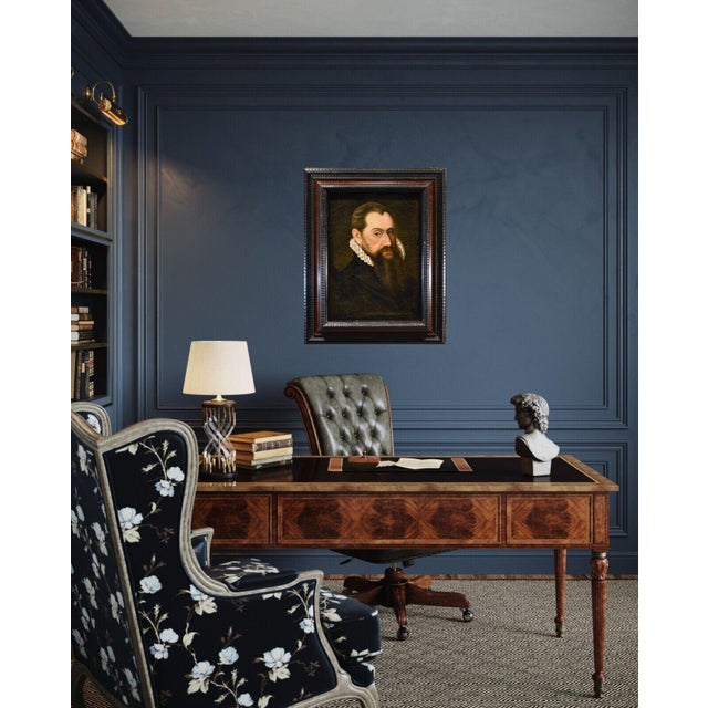 Circle of Frans Pourbus, Portrait of a Man, 1570, Oil on Canvas For Sale - Image 10 of 12