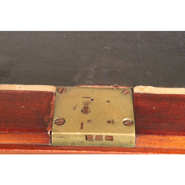 George III Mahogany Slant Top Desk For Sale - Image 10 of 12