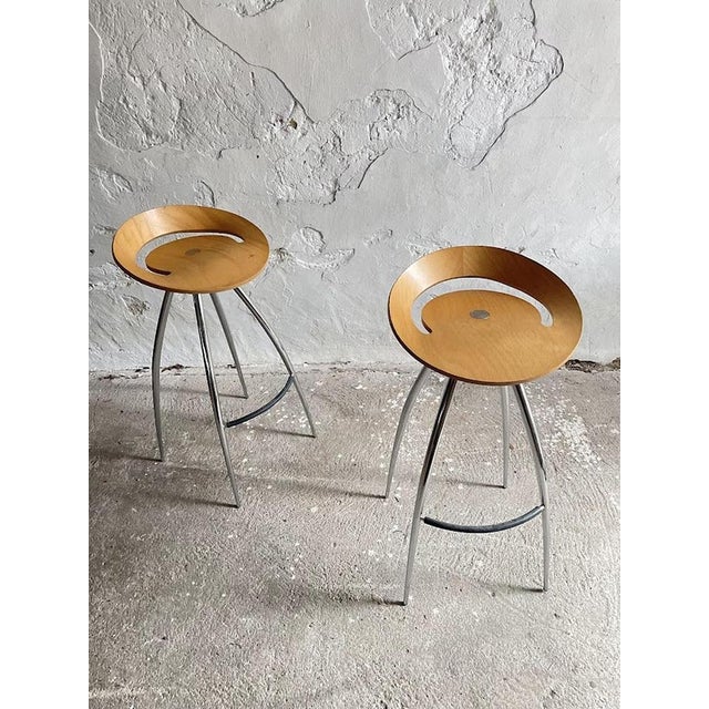 1990s Lyra Bar Stools by Sigurdur Thorsteinsson for Magis, Italy, 1990s, Set of 2 For Sale - Image 5 of 12