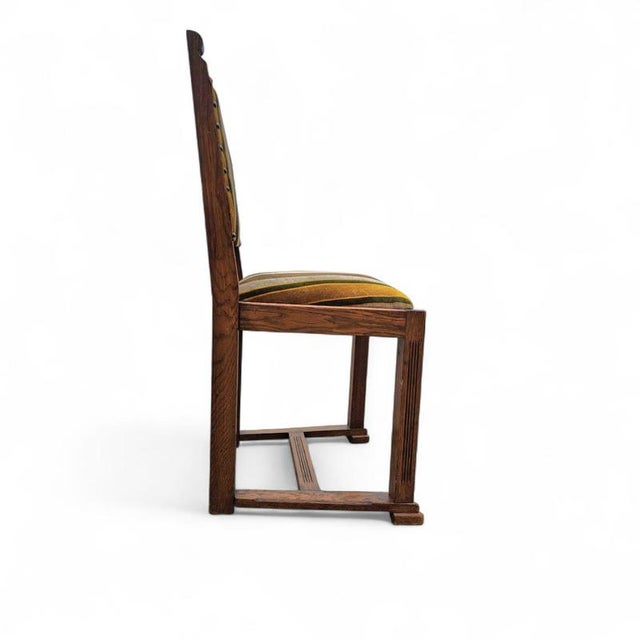 Swedish Grace Neoclassic Dining Chairs in Oak, Set of 4 For Sale - Image 15 of 18