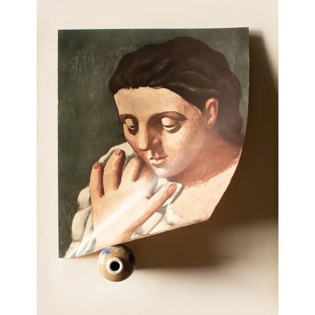 1950s 1954 After Pablo Picasso "Head of a Woman", Period First Limited Edition Offset Lithograph For Sale - Image 5 of 13