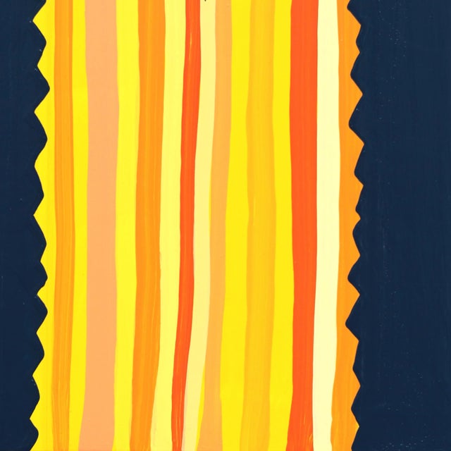 2020s Illuminate - Vibrant Yellow and Blue Southwest Inspired Pop Art Cactus Original Artwork by Will Beger For Sale - Image 5 of 9