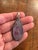 Wonderful, large Vintage, amethyst and sterling silver pendant