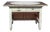 Artisan Workshop Desk with 19th-Century Stone Top For Sale