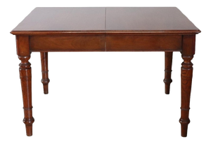 20th Century Extendable Dining Table in Walnut and Oak Wood