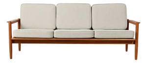 Scandinavian Sofa in Oak, 1950s-1960s