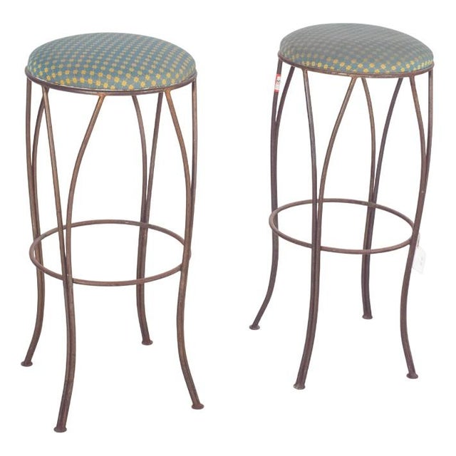 Mid-Century Danish Metal High Stools, 1960s, Set of 2 For Sale - Image 14 of 14