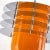 Space Age Lounge Ceiling Lamp with Orange Glass, 1970s For Sale - Image 11 of 12