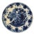 Dutch Delftware “Garden Gate” Scene Plate, Circa 1800 For Sale